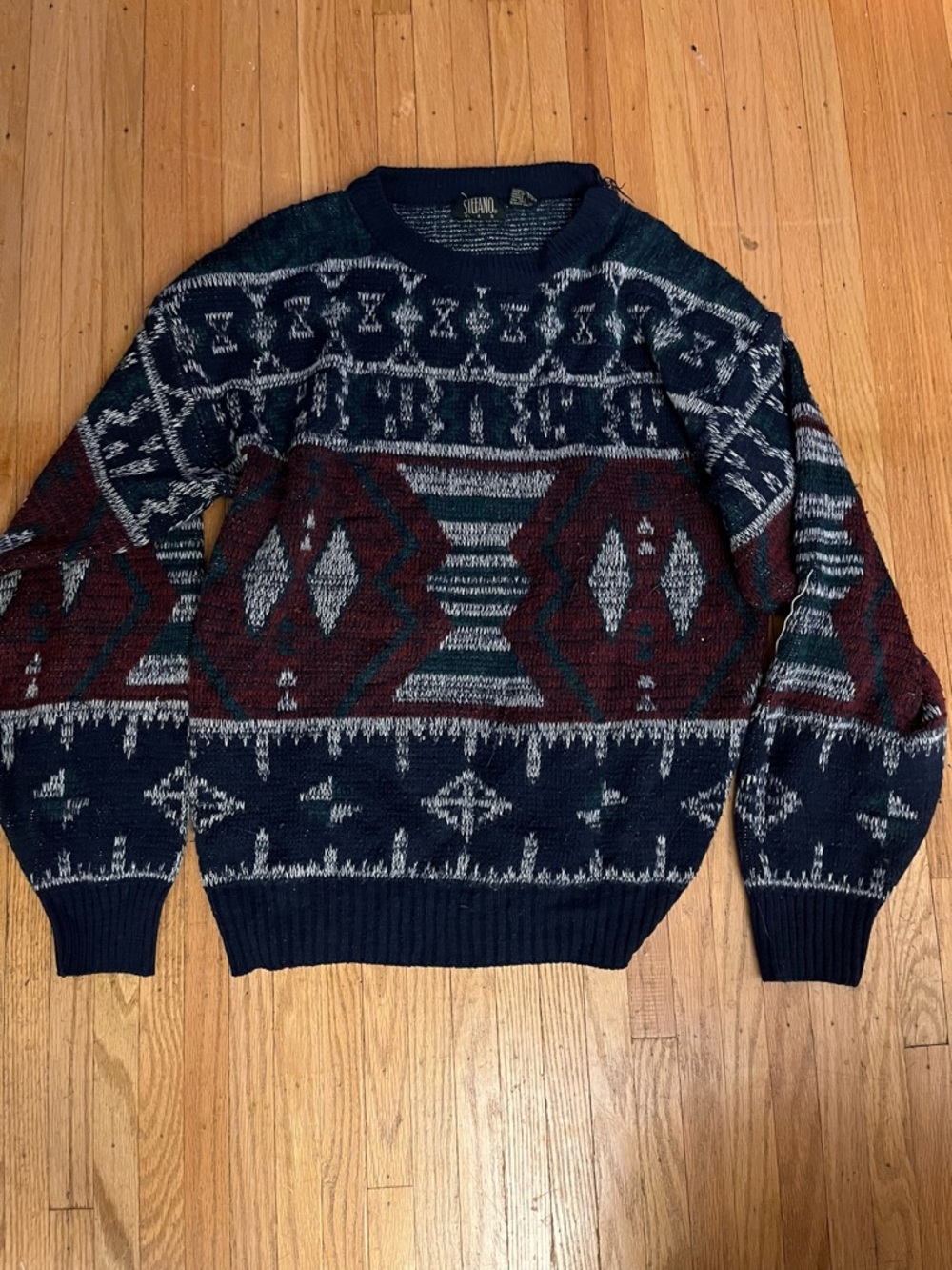 Vintage 1990's Geometric Stefano Sweater